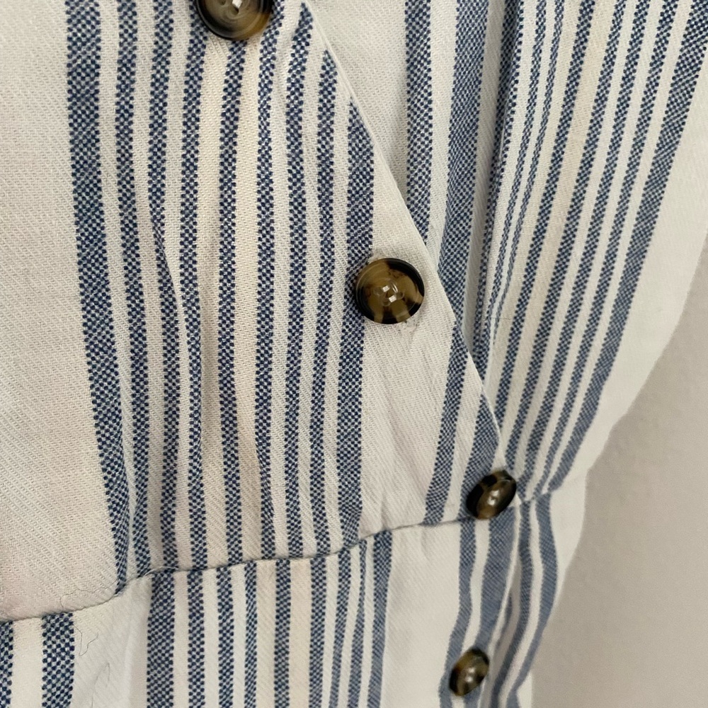 Striped Button-Down Dress - Picture 4 of 6